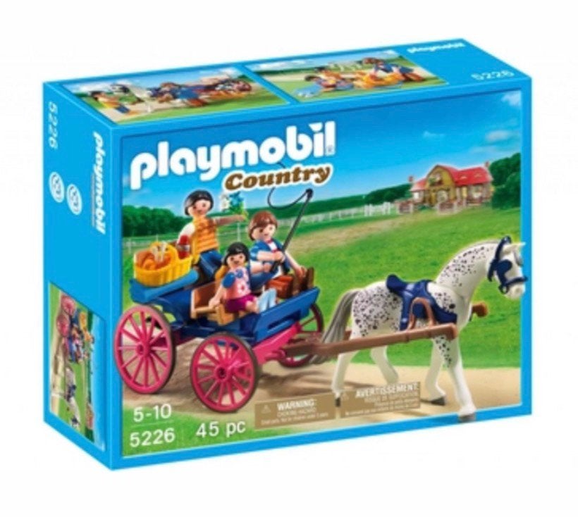 Playmobil 5226 koets met paard, Ophalen of Verzenden, Zo goed als nieuw