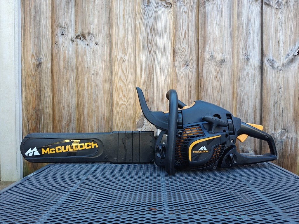 McCulloch CS450 Elite kettingzaag, Ophalen, Zo goed als nieuw, 30 tot 70 mm, 1200 watt of meer