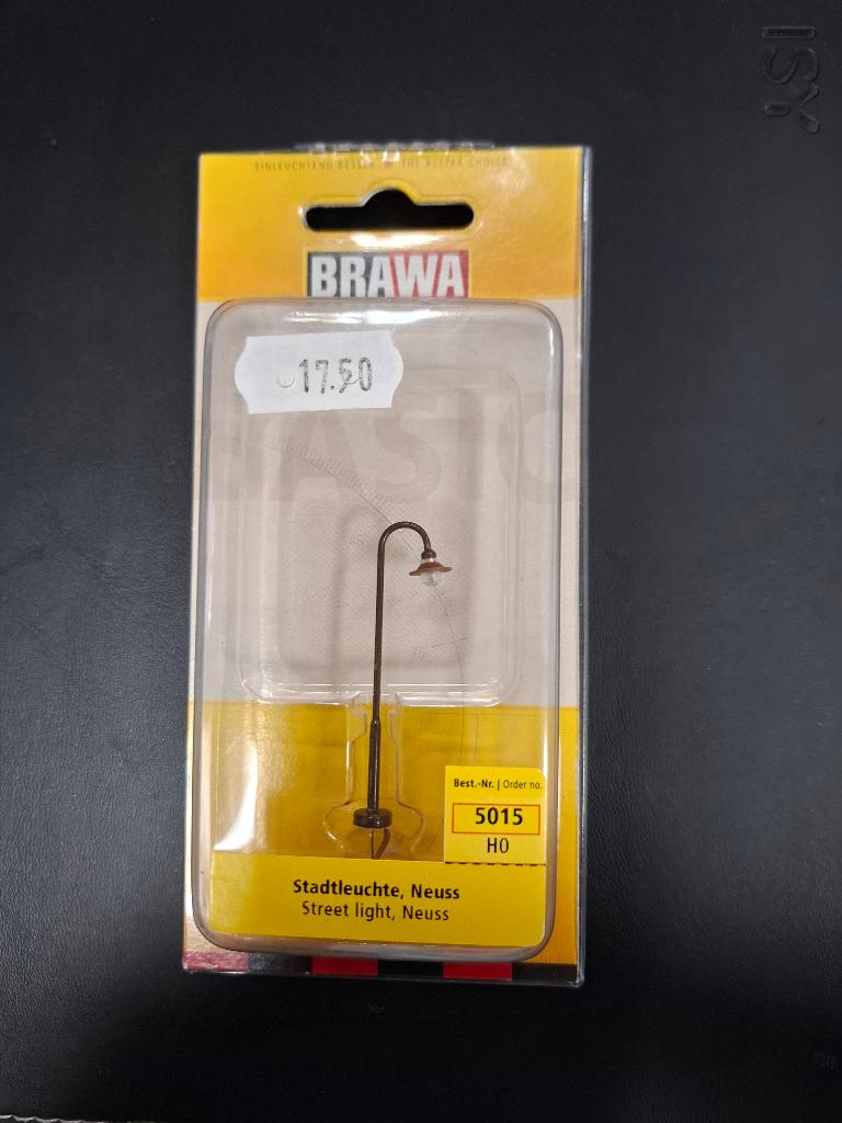 Brawa H0 Gebogen straatlantaarn 5015, Hobby en Vrije tijd, Modeltreinen | H0, Nieuw, Natuur, Gelijkstroom of Wisselstroom, Overige merken