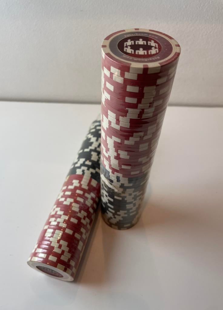 Chivas Regal 12 Set Poker Chips Zwart Rood Nieuw!!, Ophalen, Nieuw, Gebruiksvoorwerp