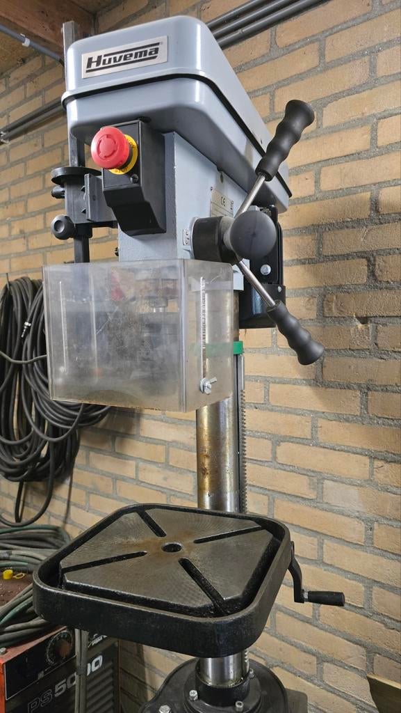 Tafelboormachine Huvema, Ophalen