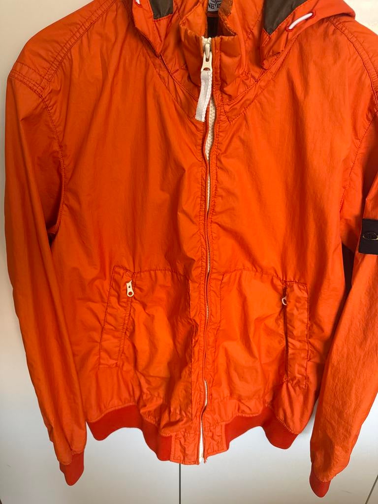 Stone Island Oranje Jas - Maat XL, Ophalen of Verzenden, Gedragen, Maat 56/58 (XL), Oranje
