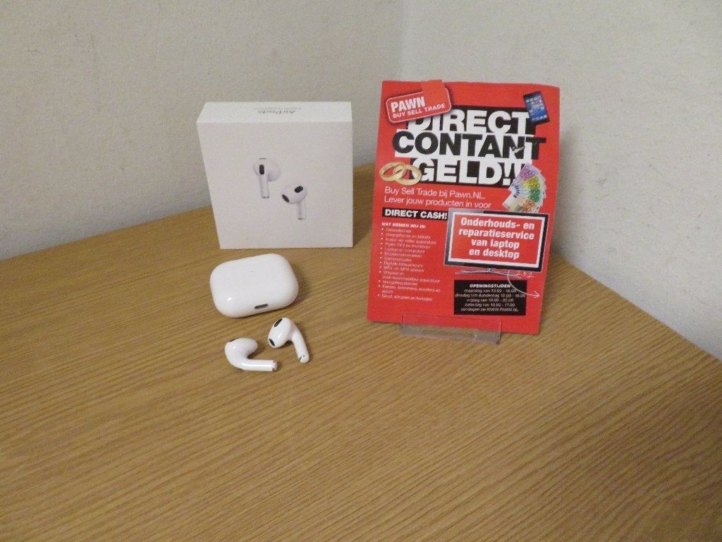 Apple AirPods 3 | Pawn Eindhoven, Ophalen, Gebruikt, Wit, Apple