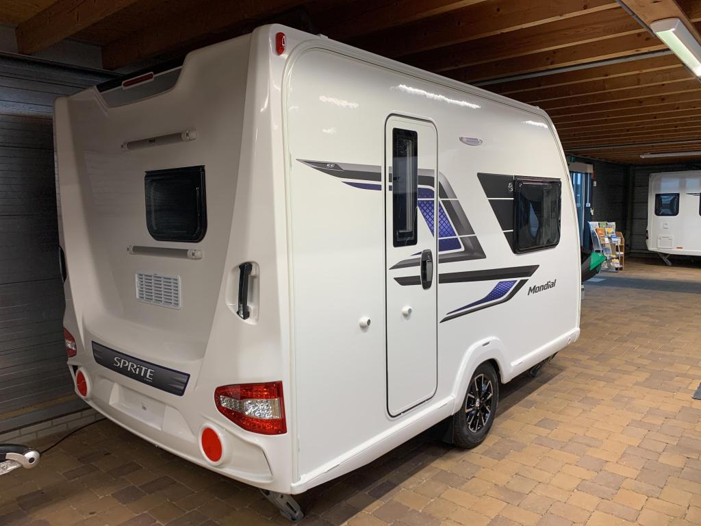 Sprite Mondial 370 SE Voorjaarsdeal!!!, Caravans en Kamperen, Caravans, Standaardzit, Tot en met 2, Bedrijf, 750 - 1000 kg