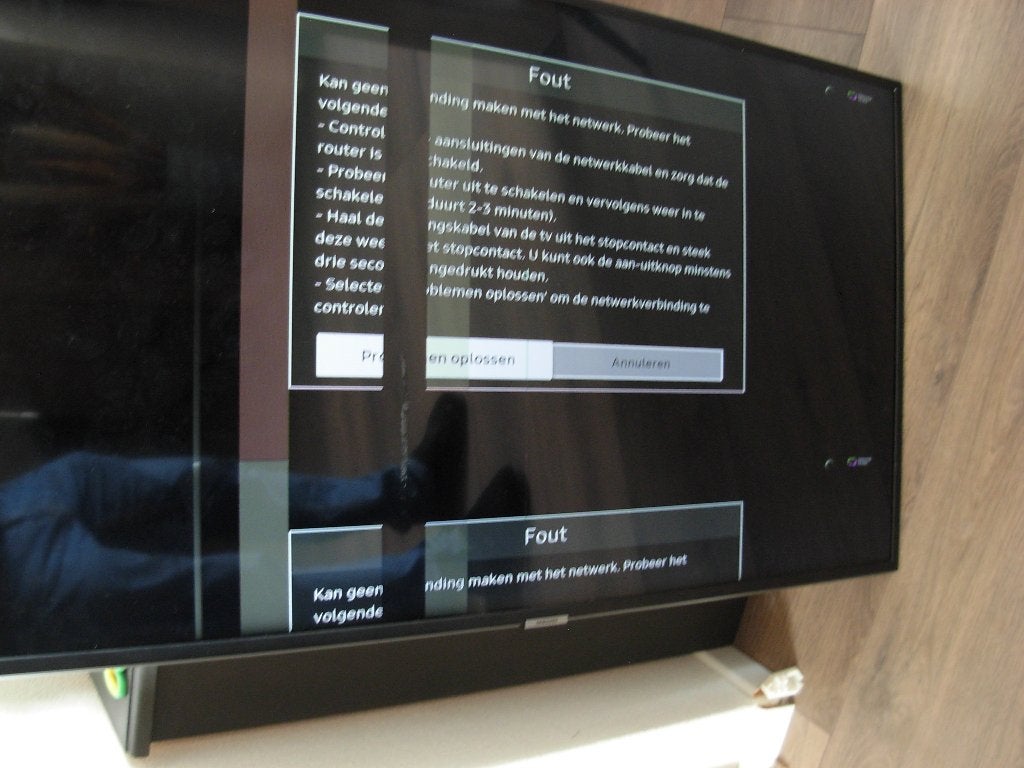 Defecte Samsung smart tv 43 inch, Ophalen, 50 Hz, Samsung, 100 cm of meer