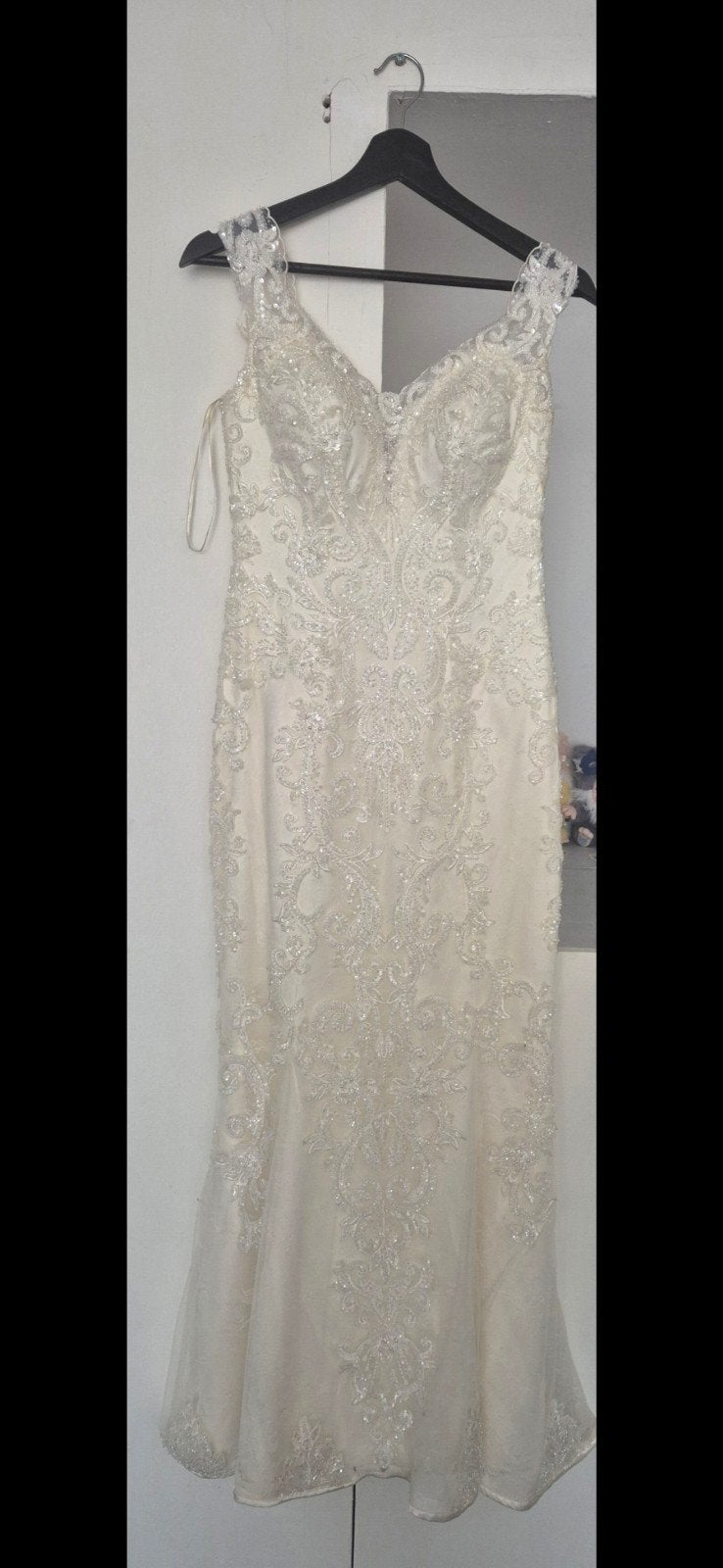 Trouwjurk maat 36, Kleding | Dames, Trouwkleding en Trouwaccessoires, Verzenden, Zo goed als nieuw, Wit, Trouwjurk