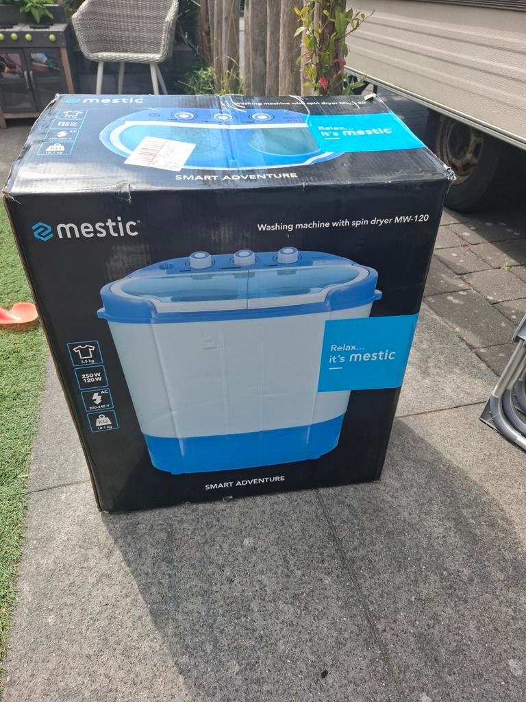 Mestic Camping Wasmachine MW-120 - Zo goed als nieuw, Ophalen, Zo goed als nieuw