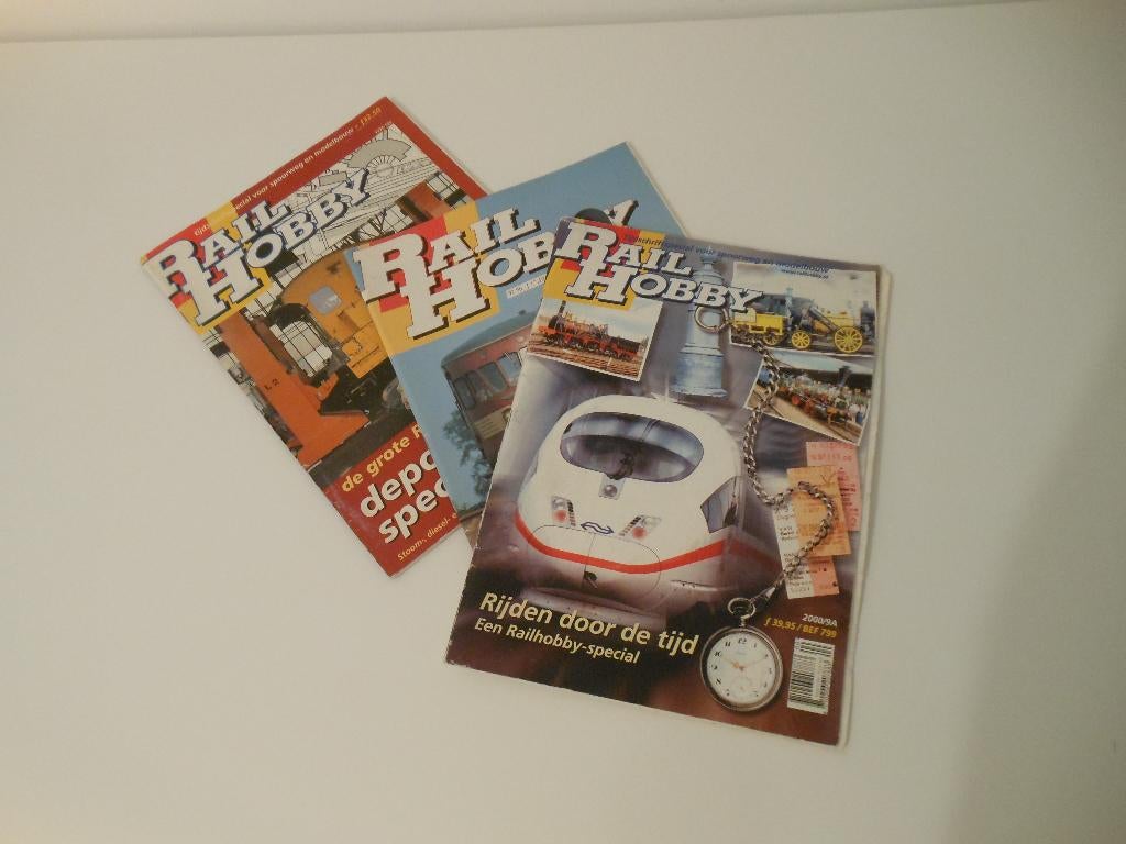 Drie railhobby specials, Overige merken, Gelijkstroom of Wisselstroom, Zo goed als nieuw, Boek, Tijdschrift of Catalogus
