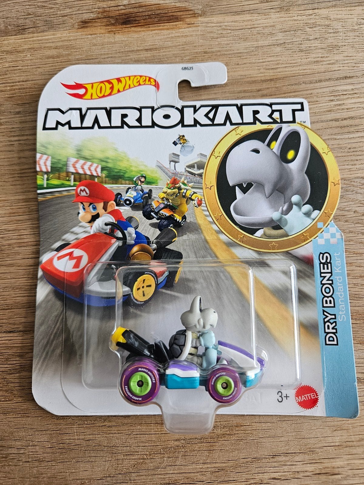 Hot Wheels Mario Kart Dry Bones Standard Kart, Ophalen of Verzenden, Nieuw