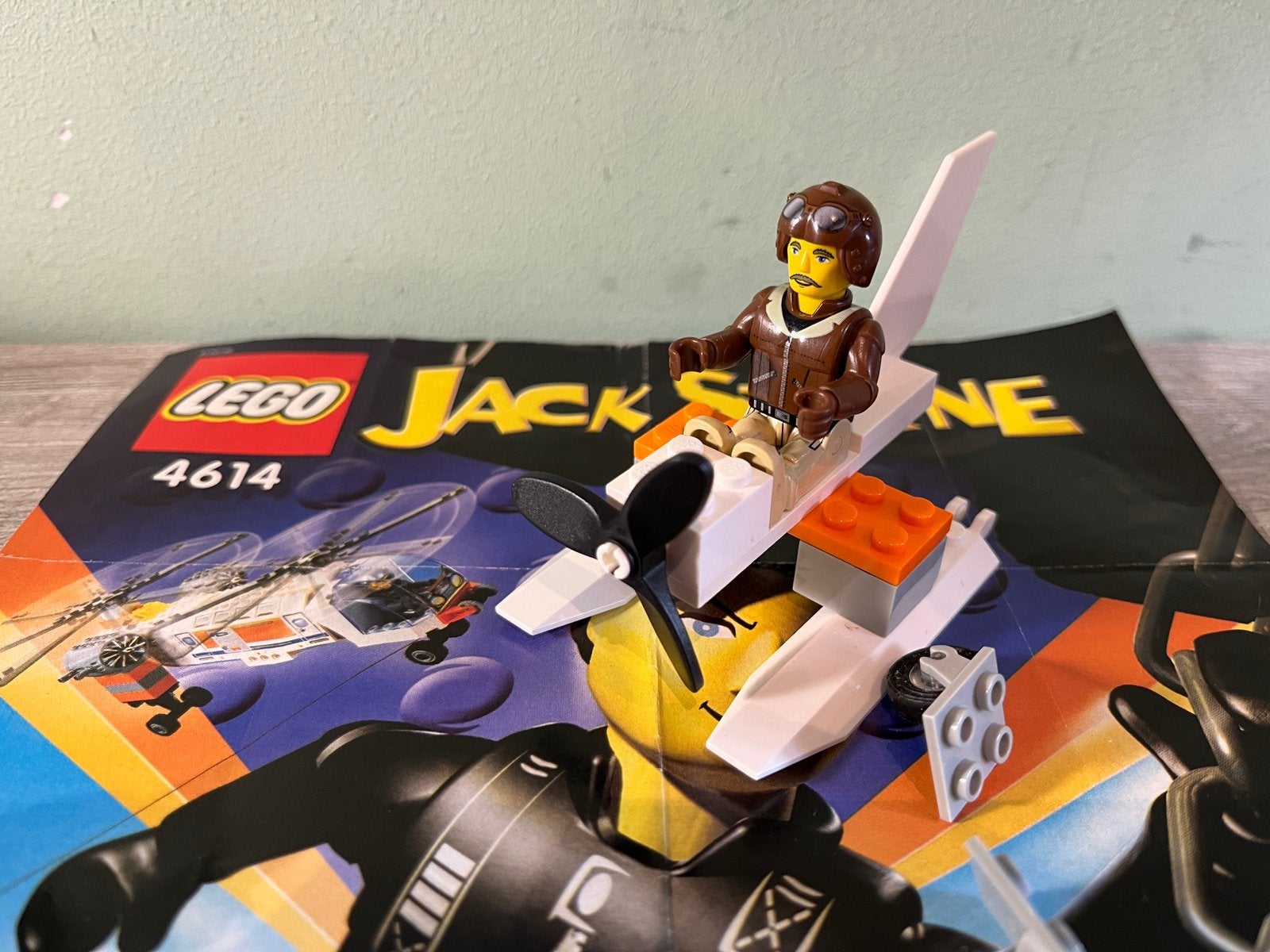 Lego 4614 Jack stone ultra light flyer met instructie, Overige thema's, Lego, Ophalen of Verzenden, Zo goed als nieuw