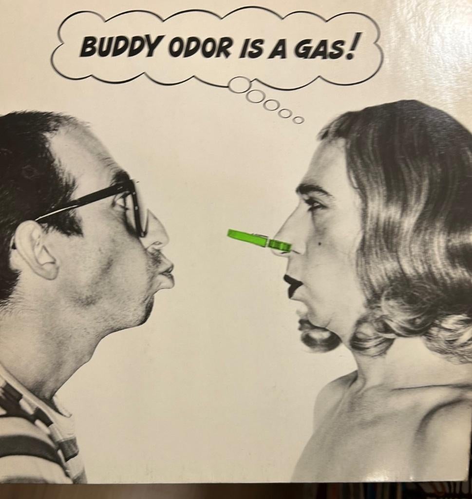 Buddy Odor: Buddy odor is a gas (lp, Gruppo Sportivo related, Ophalen of Verzenden, Zo goed als nieuw, 12 inch, Poprock