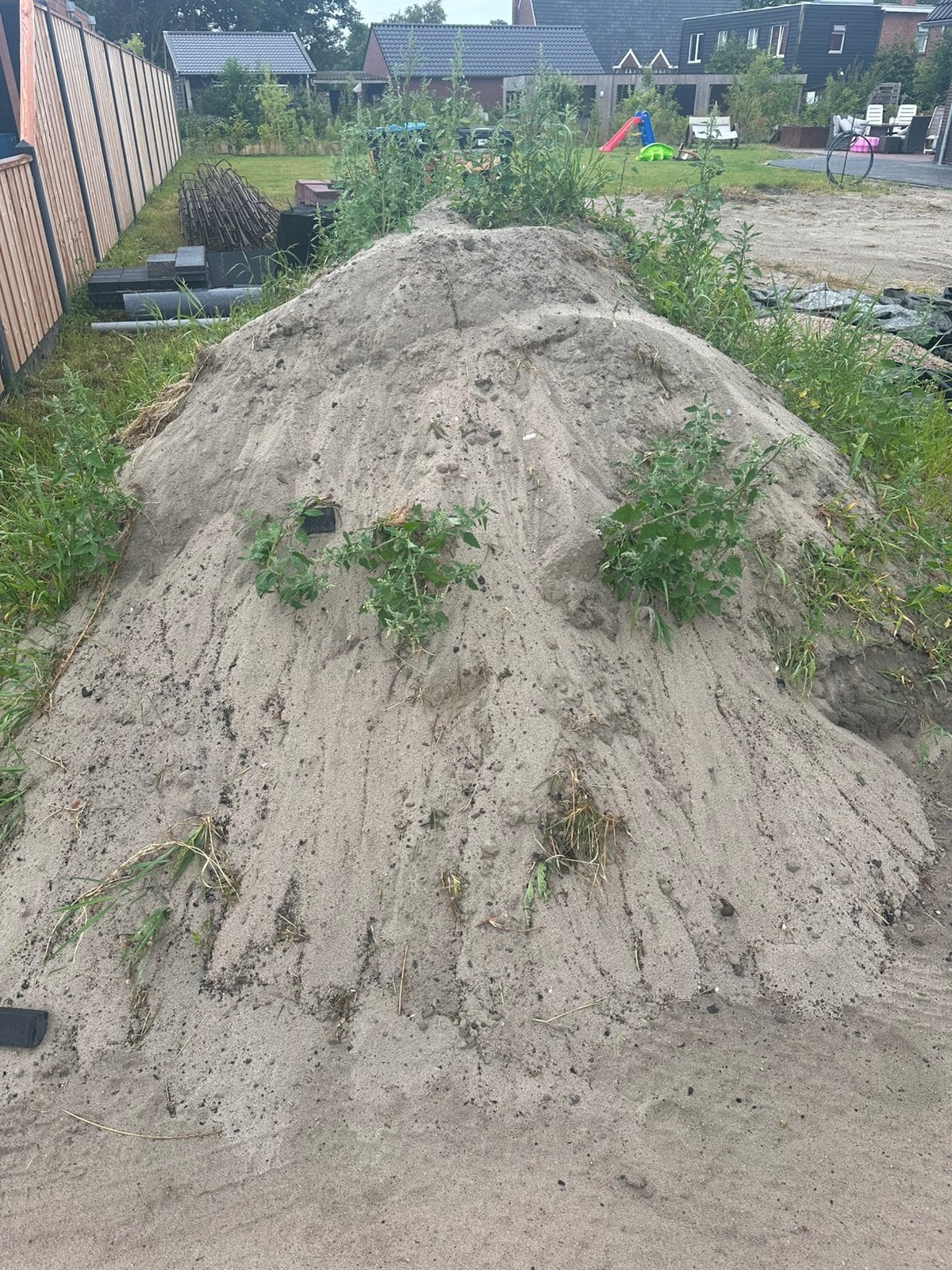 Gratis zand, Ophalen, Zo goed als nieuw, Ophoogzand
