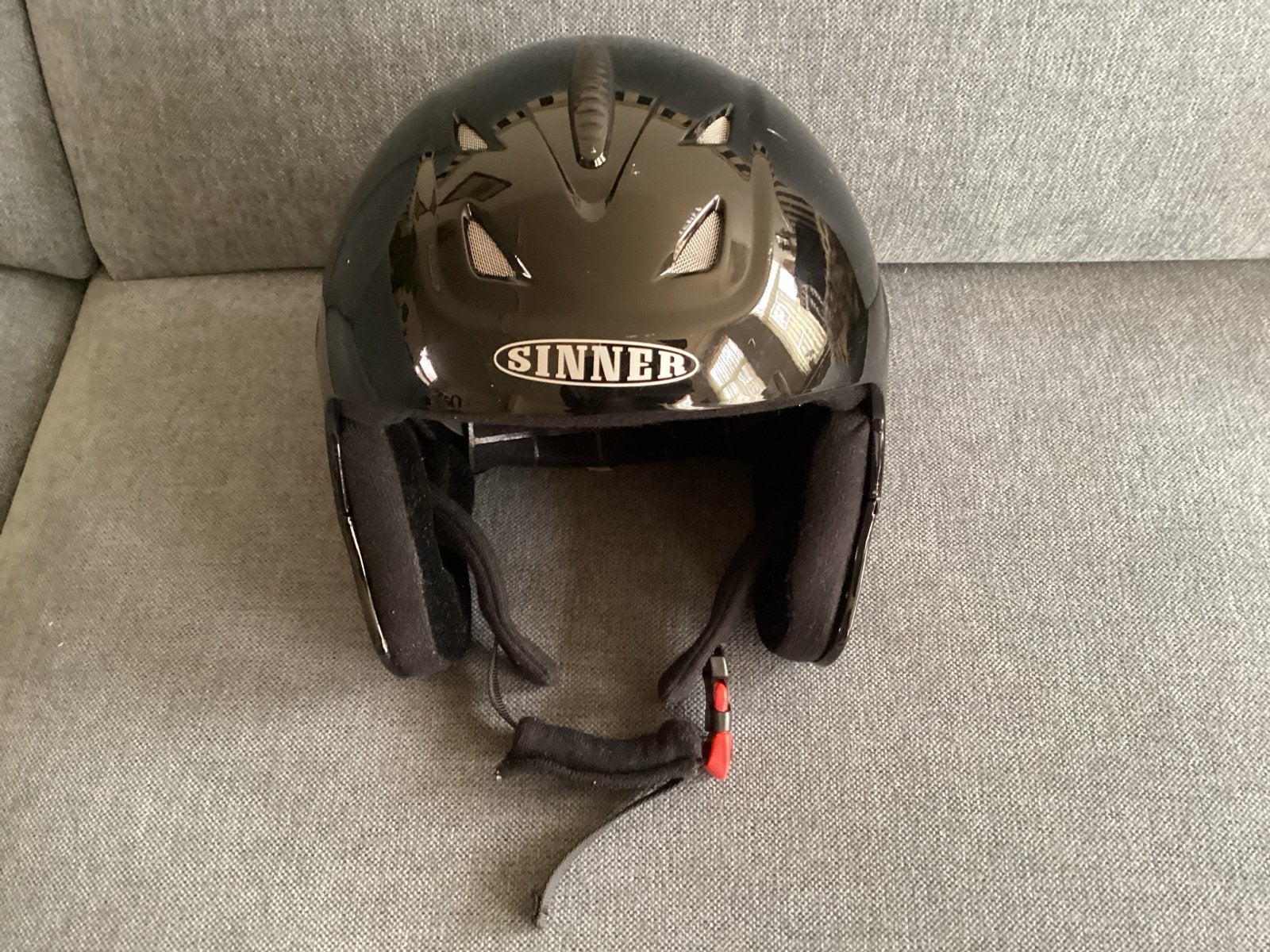 Sinner Skihelm voor kinderen - Zwart (XXS/XS 52-55), Overige merken, Overige typen, Ophalen of Verzenden, Zo goed als nieuw