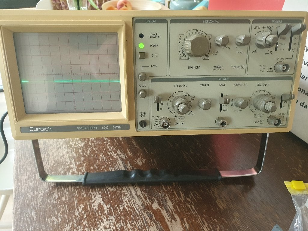Dynatek Oscilloscoop 8200 20MHz, Doe-het-zelf en Verbouw, Meetapparatuur, Ophalen, Gebruikt, Elektriciteit