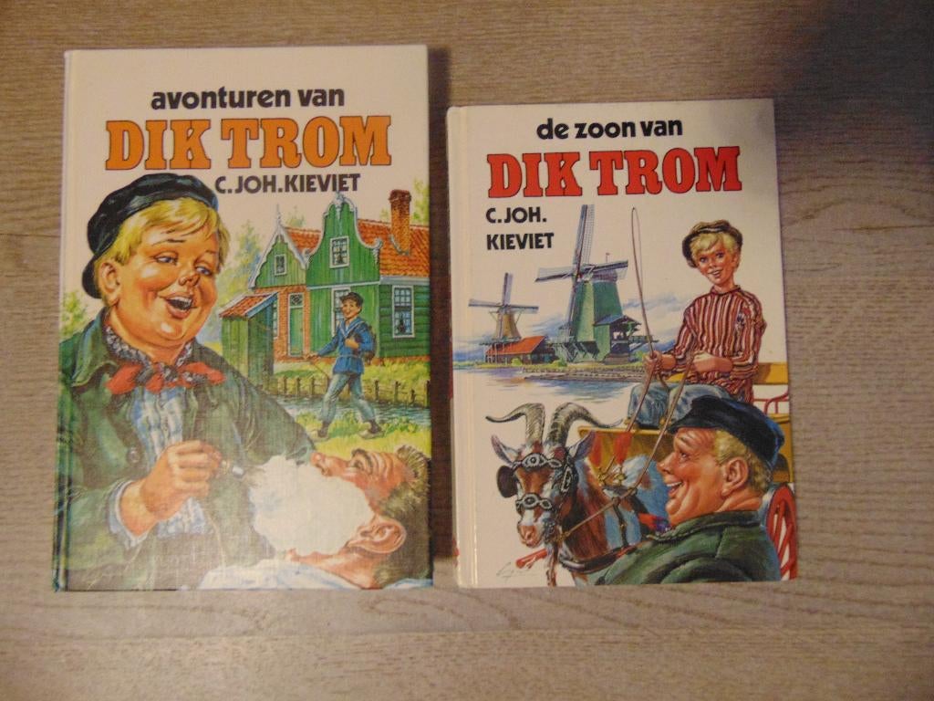 Avonturen + de zoon van Dik Trom - set 2x boek C Joh Kieviet, Ophalen of Verzenden, Zo goed als nieuw, C. Joh. Kieviet, Fictie algemeen