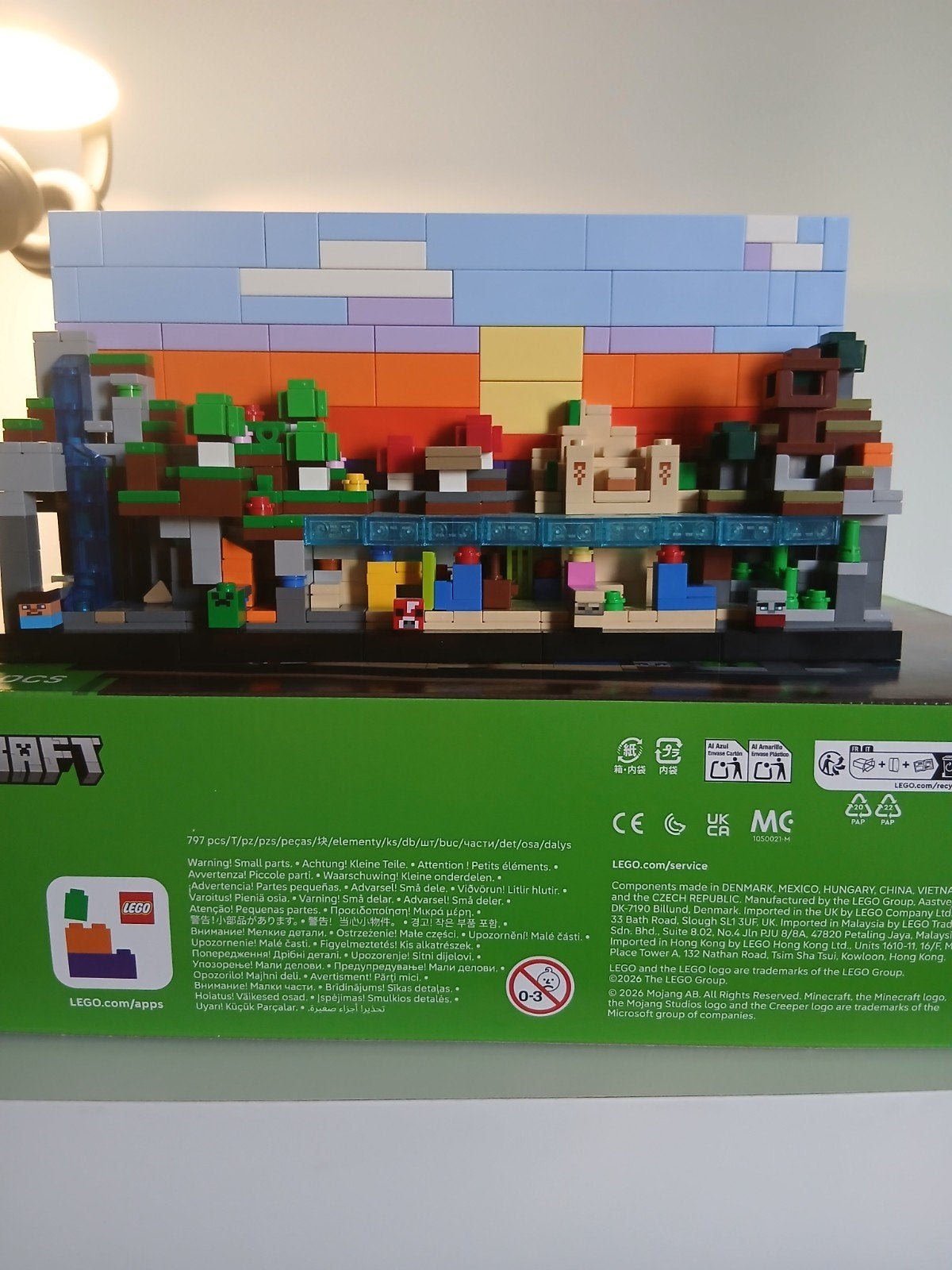 Lego Minecraft 21589 Mini Biomes - Gebouwd, Gebruikt, Minecraft, Lego, Ophalen of Verzenden