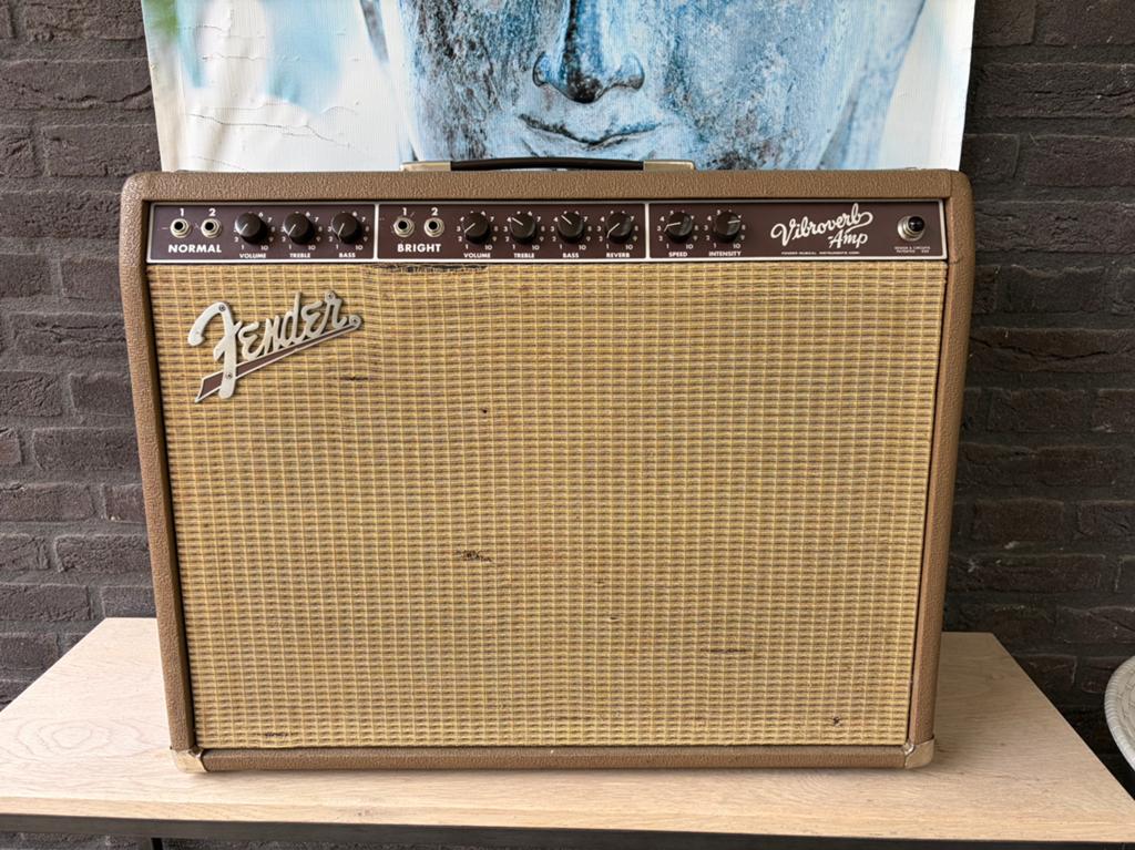 Fender ‘63 Vibroverb Reissue 40-Watt 2x10”, Muziek en Instrumenten, Ophalen, Gebruikt, Minder dan 50 watt