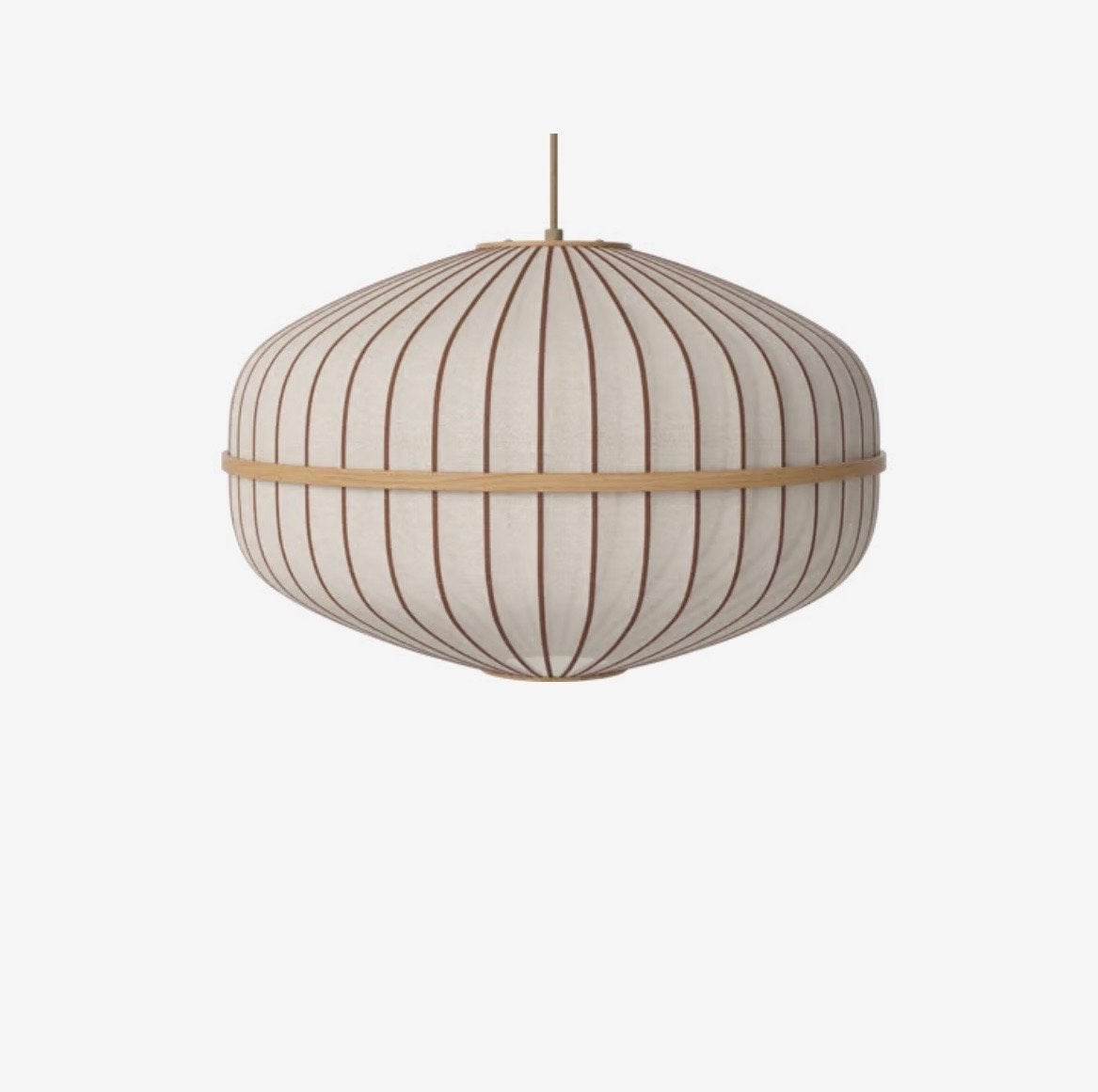 NIEUW! Bolia Lucén Hanglamp - Ellipse Ø60 x H39 cm, Ophalen, Nieuw, E27 (groot), Japandi, hygge, hip, modern, stijlvol
