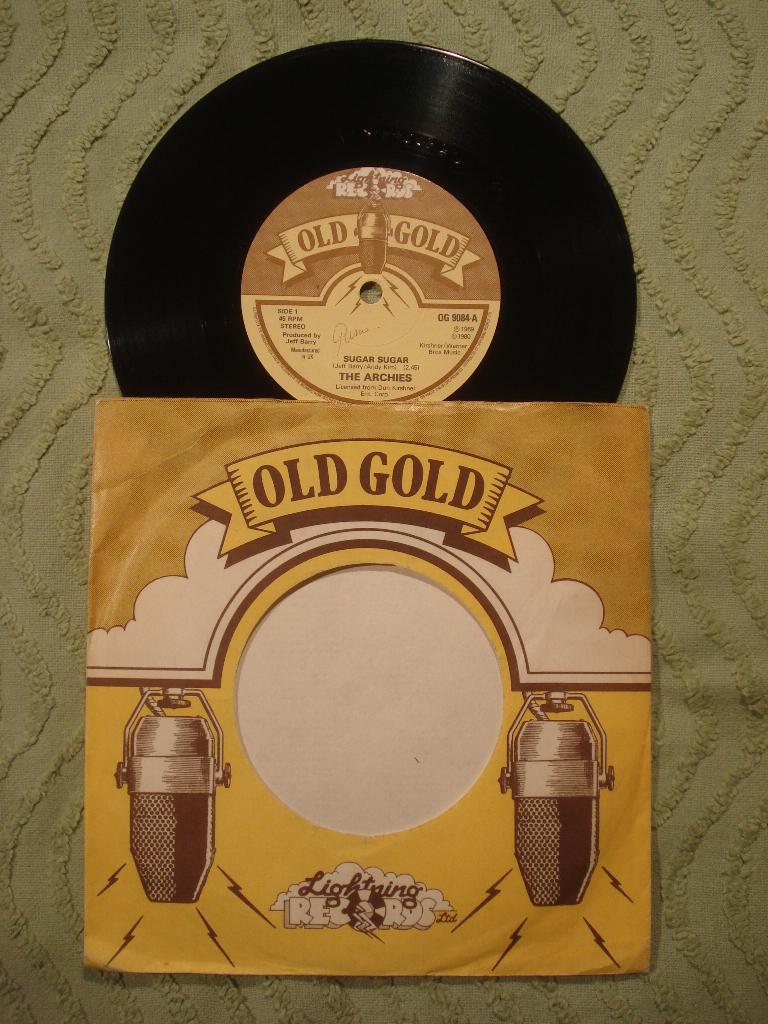 The Archies 7" Vinyl Single: ‘Sugar sugar’ (UK), 7 inch, Single, Ophalen of Verzenden, Zo goed als nieuw