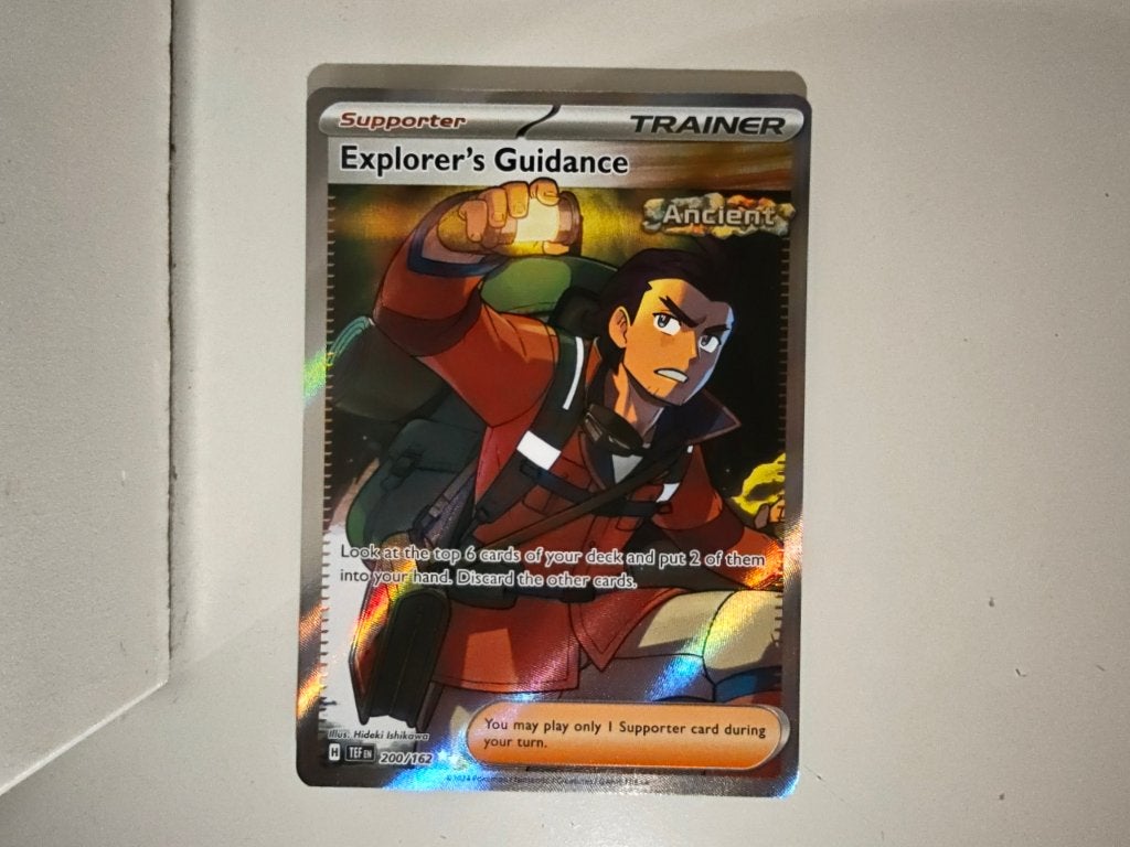 Explorer's Guidance (TEF 200), Ophalen of Verzenden, Zo goed als nieuw, Losse kaart, Foil