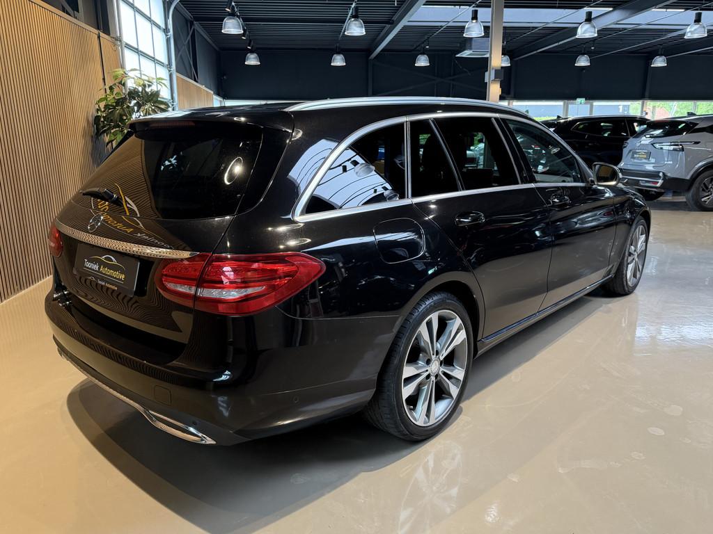 Mercedes-Benz C-Klasse Estate 180 Prestige Navigatie Half le, Auto's, Mercedes-Benz, Achterwielaandrijving, Gebruikt, Leder en Stof