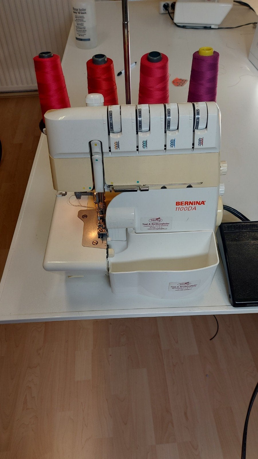 Bernina lockmachine 1100 DA, Ophalen, Lockmachine, Bernina