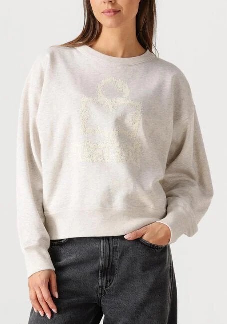 Isabel Marant Étoile Mobyli Sweatshirt Ecru Logo, Kleding | Dames, Ophalen of Verzenden, Nieuw, Maat 34 (XS) of kleiner, Beige