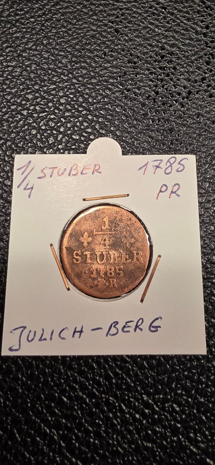 Germaanse staten ¼ stuber 1785 Pr Julich-berg, Ophalen of Verzenden, België, 2 euro