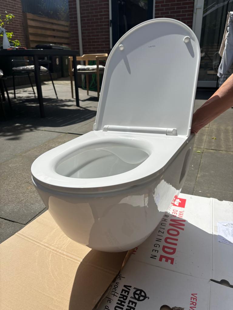 Laufen hangend toilet - Uitstekende staat, Ophalen, Zo goed als nieuw, Toilet