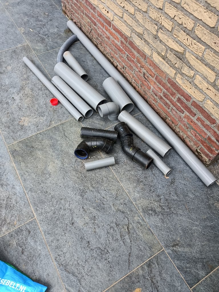 pvc riolering, Ophalen, Afvoer, Pvc, Nieuw
