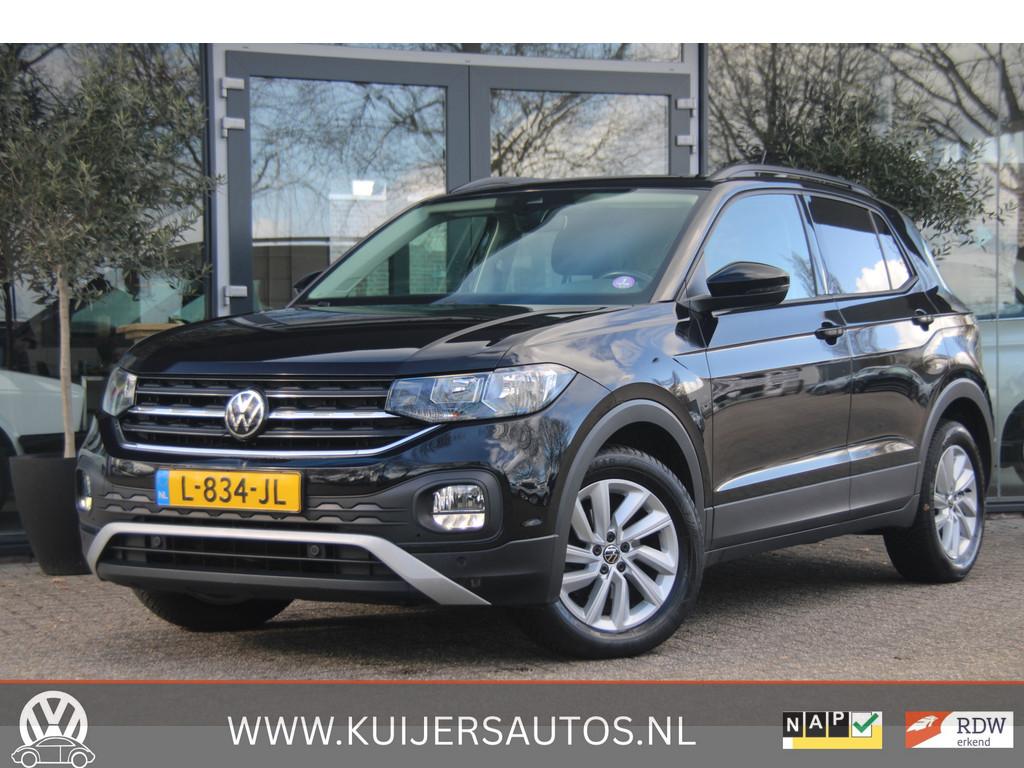 Volkswagen T-Cross 1.0 TSI Life | Org NL | Trekhaak | Carpla, Auto's, Volkswagen, Gebruikt, Met garantie (alle), Zwart, Origineel Nederlands