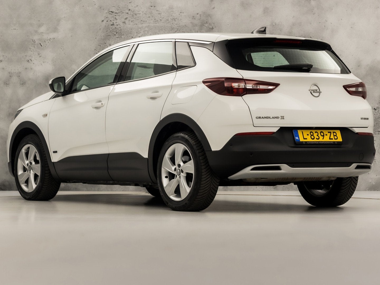 Opel Grandland X 1.6 Turbo Hybrid Elegance 228Pk Automaat (S, Auto's, Opel, 4 cilinders, Leder en Stof, Wit, Bedrijf