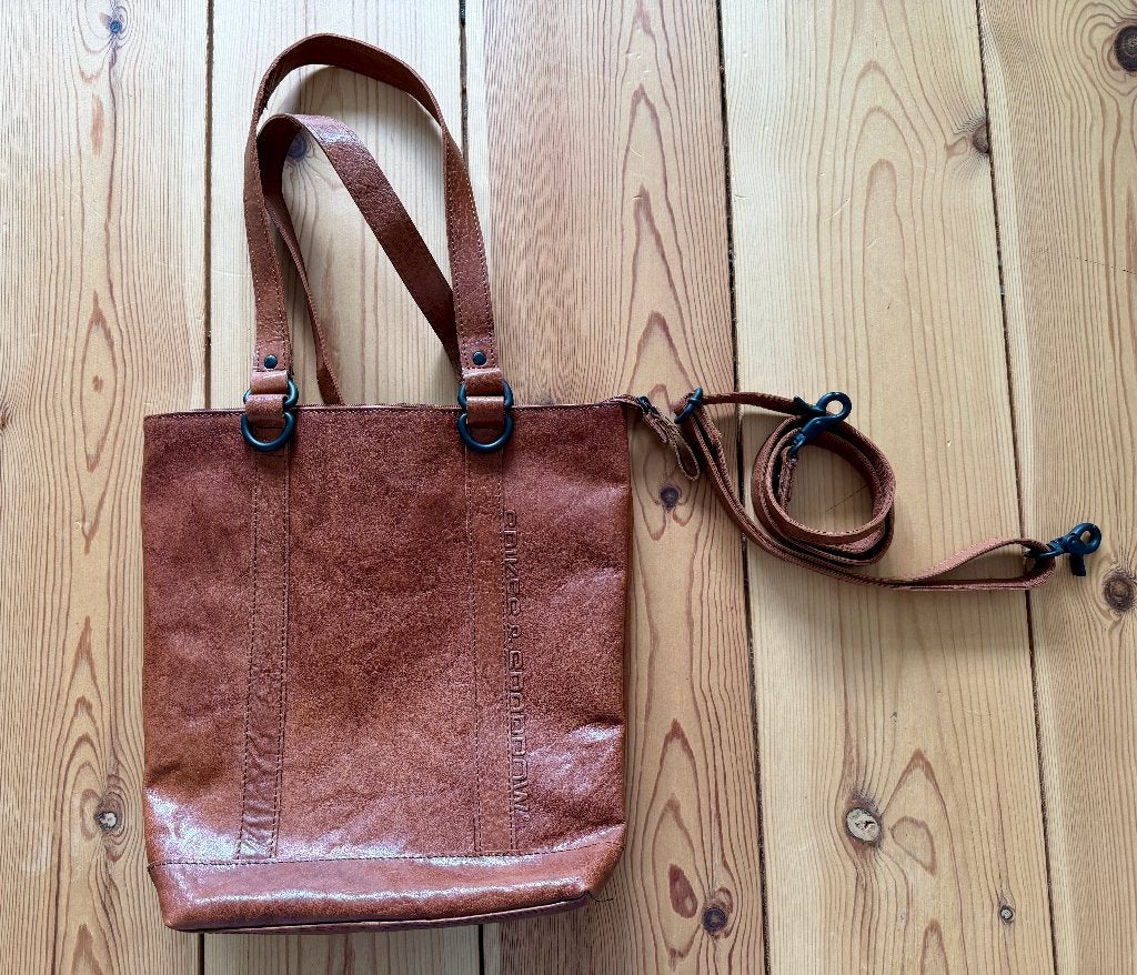 Spikes & Sparrow Tas / Shopper - Bruin Cognac Leer - Nieuw, Ophalen of Verzenden, Nieuw, Bruin, Shopper