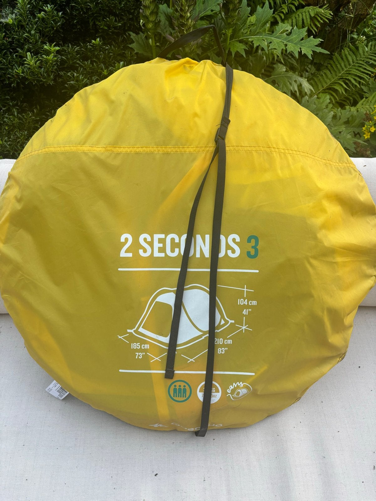 Quechua 2 Seconds 3 persoons pop-up tent, Ophalen, Gebruikt, Tot en met 3