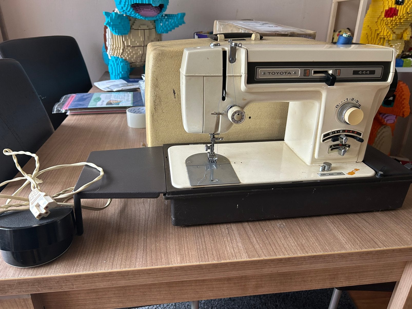Vintage naaimachine toyota 444, Ophalen of Verzenden, Gebruikt, Naaimachine, Overige merken