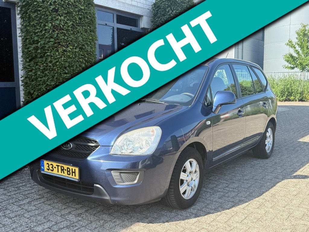 Kia Carens 2.0 CVVT X-tra, Auto's, Kia, Gebruikt, 700 kg, Blauw, Origineel Nederlands