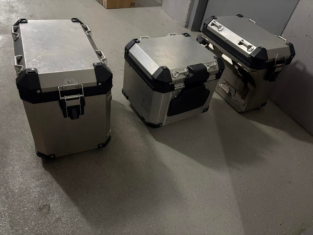 BMW GS Adventure originele aluminium koffers + 1 sleutel, Motoren, Ophalen of Verzenden, Gebruikt
