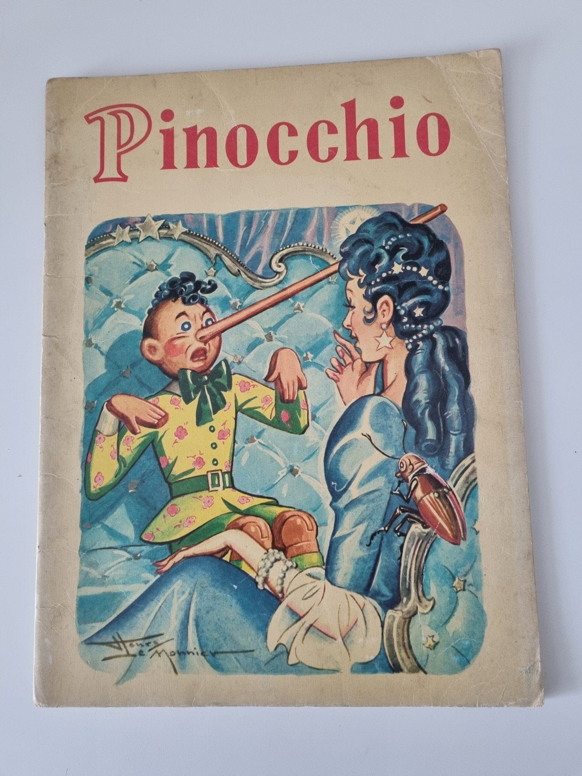 Vintage zeldzaam Pinoccio boek., Ophalen of Verzenden, Gelezen