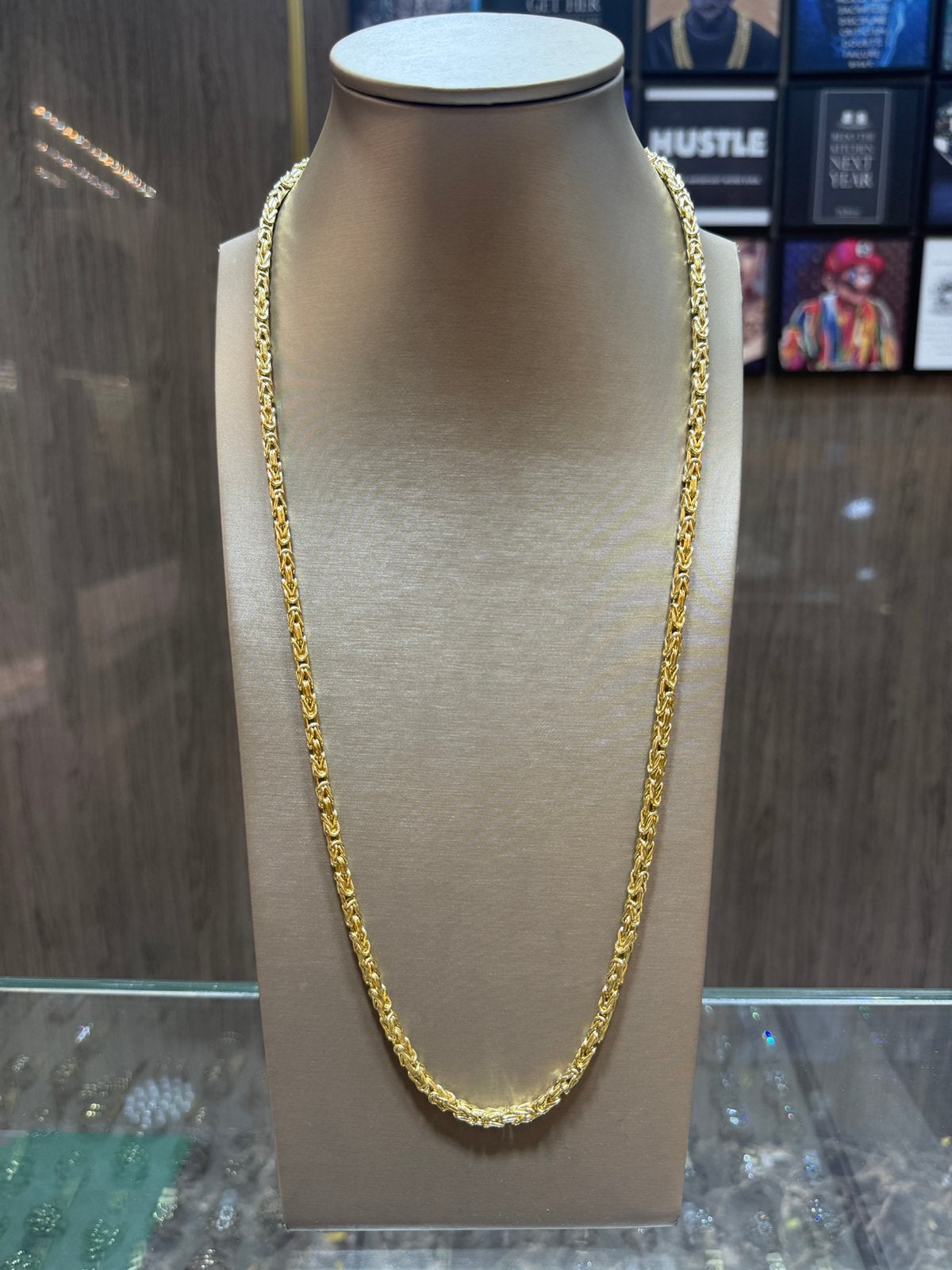 18KT Goud - 40.2 Gram - Ketting - KONING - Herenketting