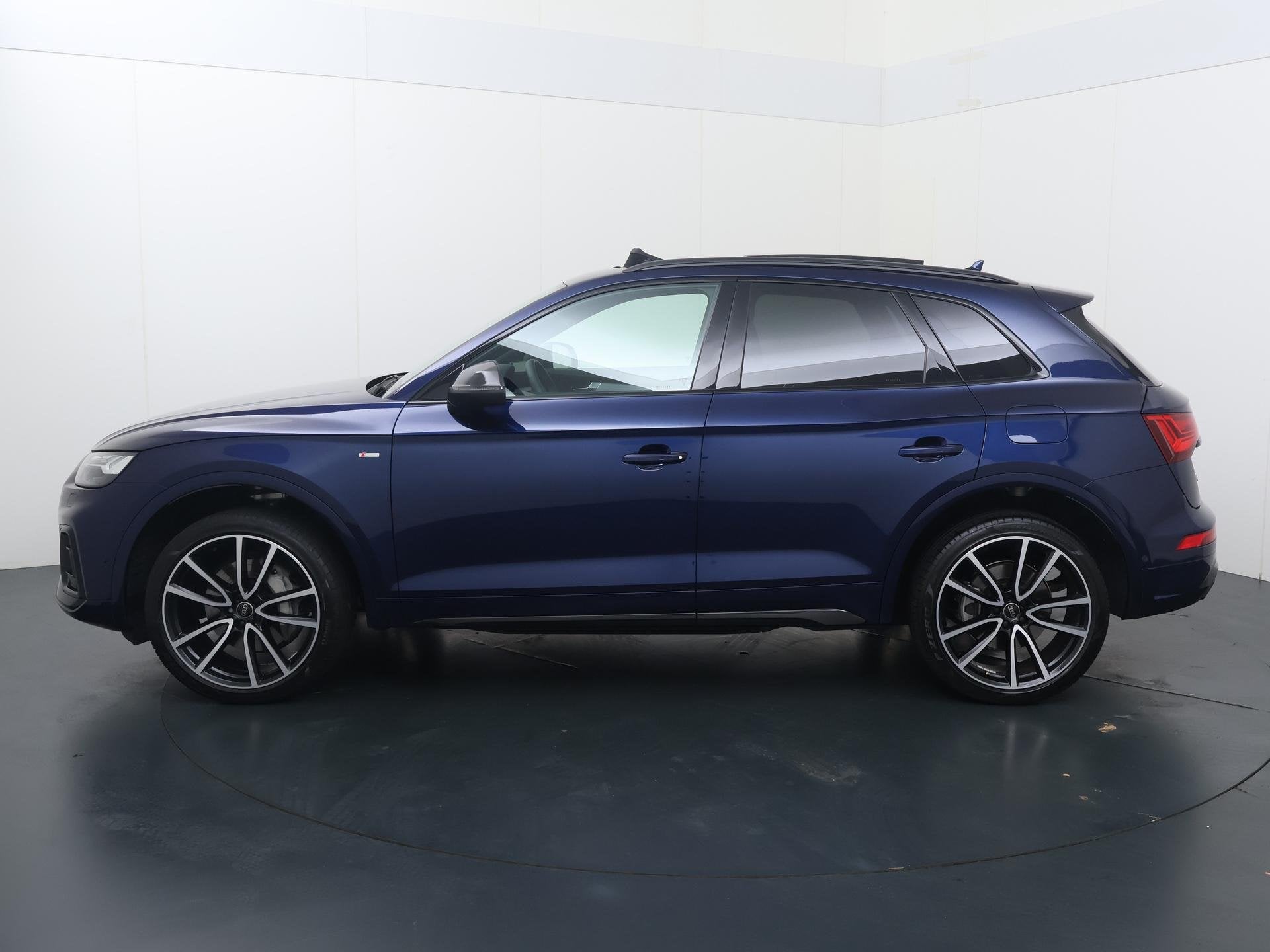 Audi Q5 50 TFSI e S edition Competition | 299 PK | SoH 100%, Auto's, 14 kWh, Gebruikt, 4 cilinders, Blauw