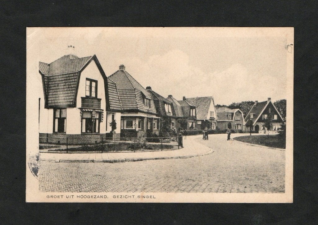 Hoogezand Gezicht Singel Dorpsgezicht 1931., Verzamelen, Ophalen of Verzenden, 1920 tot 1940, Gelopen, Groningen