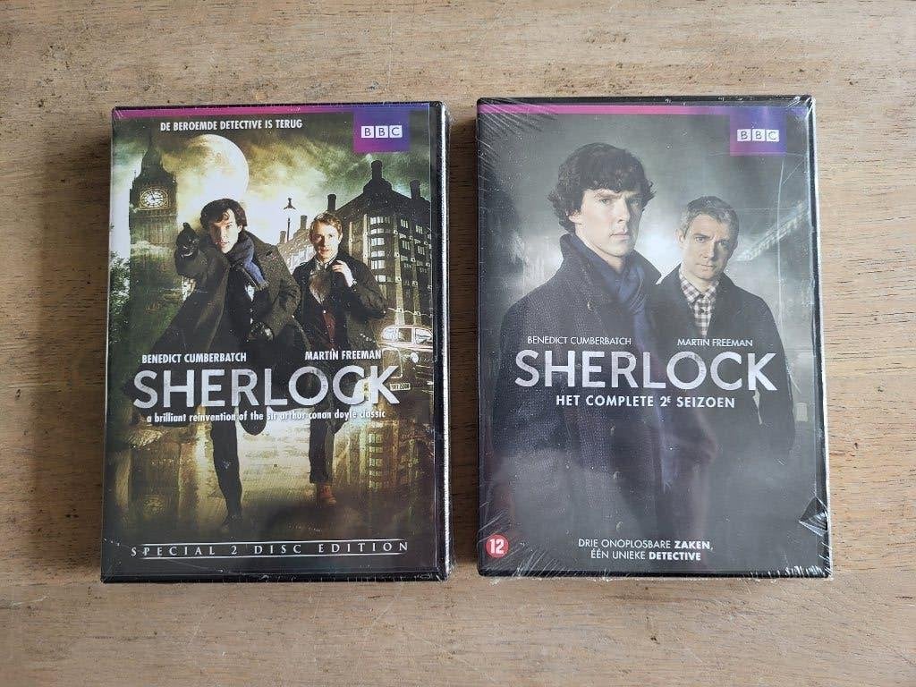 Sherlock DVD Seizoen 1 & 2 - Nieuw in verpakking, Engels, Misdaad, Speciale editie, Nederlands
