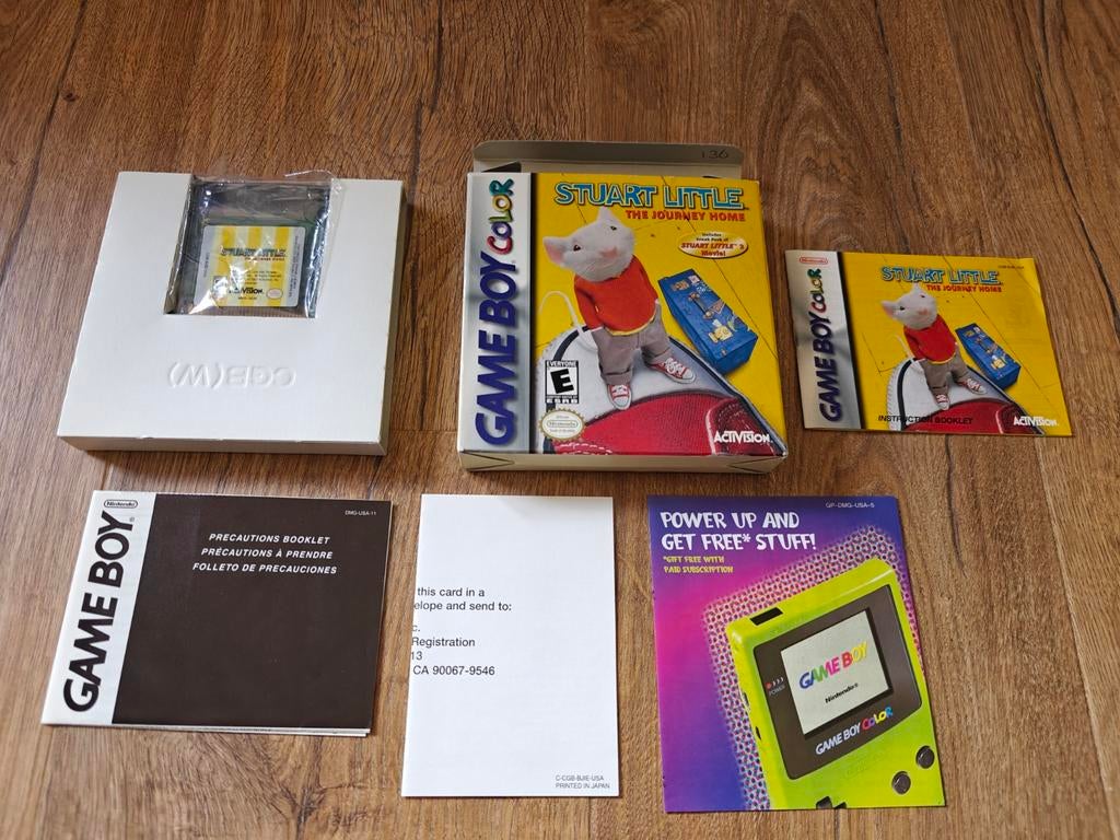 Stuart little the journey home compleet Game Boy color, 1 speler, Zo goed als nieuw, Vanaf 3 jaar, Ophalen