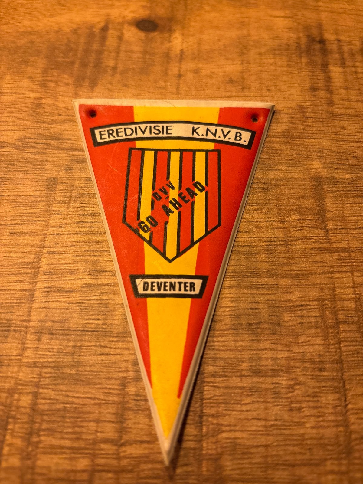Go Ahead Eagles Vaantje Eredivisie K.N.V.B. Deventer, Ophalen of Verzenden, Gebruikt, Overige binnenlandse clubs, Vaantje of Sjaal