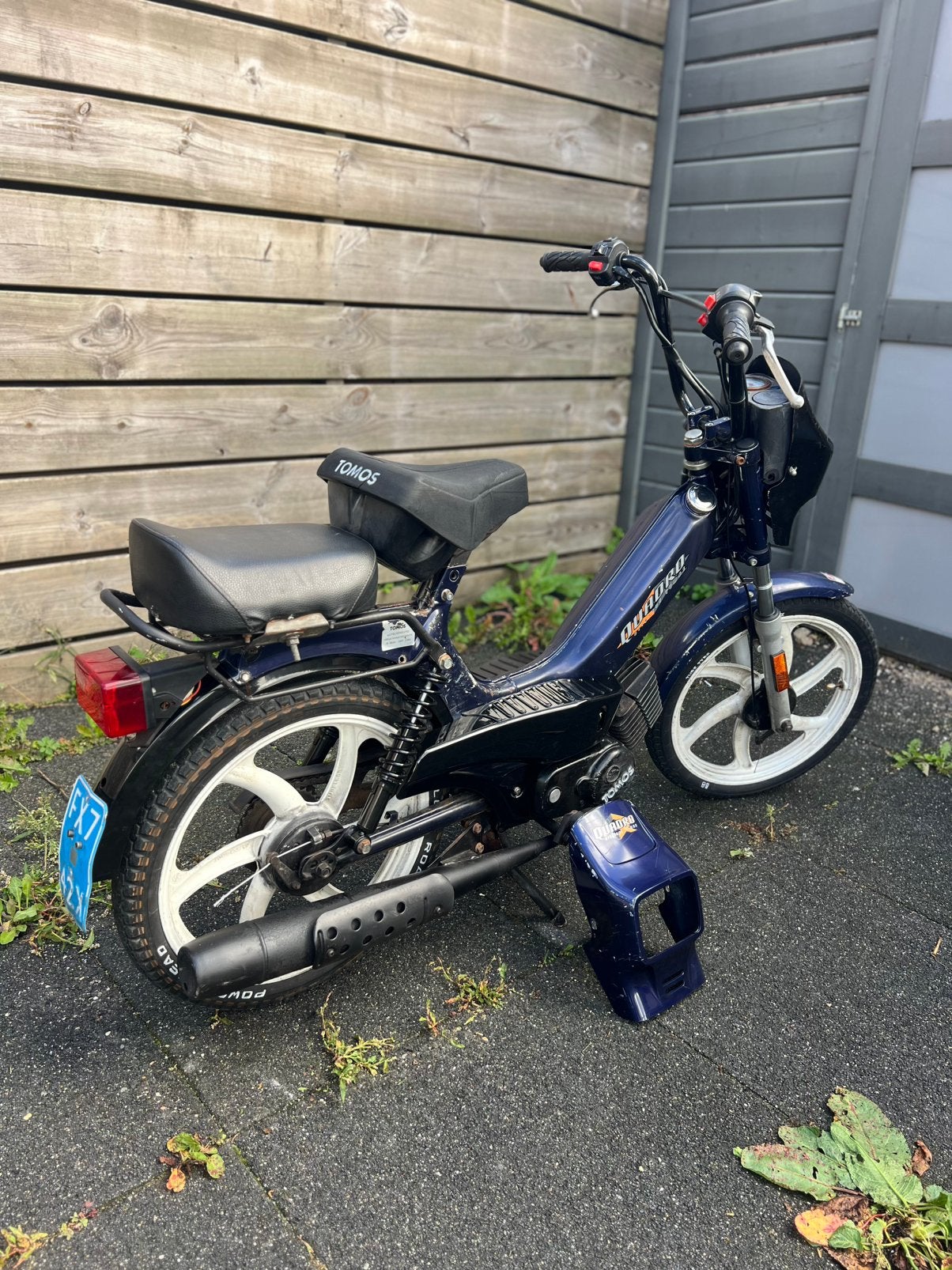 Tomos Quadro 50cc – Blauwe plaat – Nette staat, Ophalen, Zo goed als nieuw, 2 versnellingen, Quadro