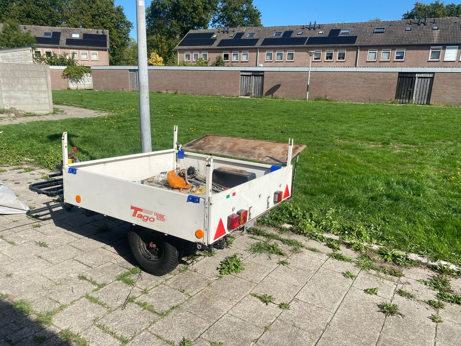 Tago Ranger 2000 Aanhangwagen - Gebruikt, Fietsen en Brommers, Ophalen of Verzenden, Gebruikt
