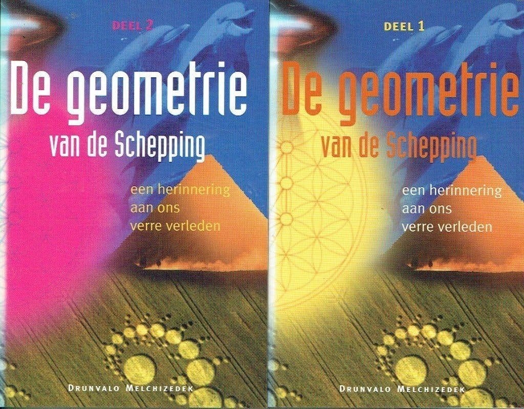 Drunvalo Melchizedek De geometrie van de Schepping DEEL 1&2, Boeken, Verzenden, Zo goed als nieuw, Overige onderwerpen, Achtergrond en Informatie