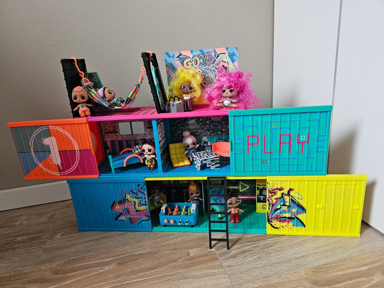L.O.L. Surprise! OMG Huis met Poppen en Accessoires, Ophalen, Gebruikt, Poppenhuis