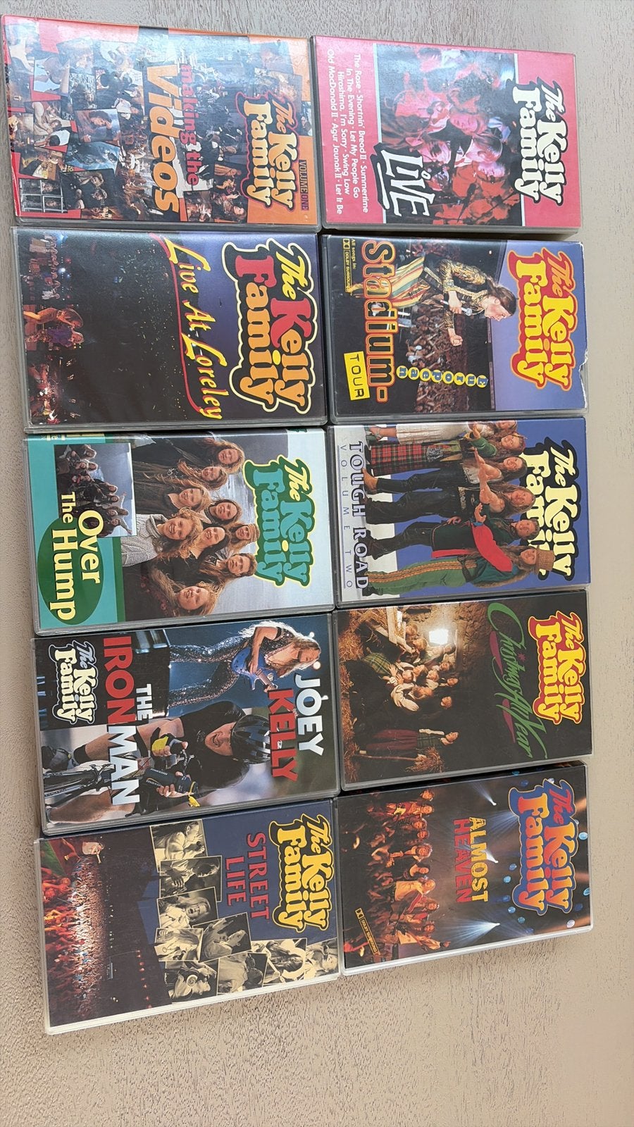 The Kelly Family video banden, Alle leeftijden, Ophalen of Verzenden, Gebruikt, Muziek en Concerten