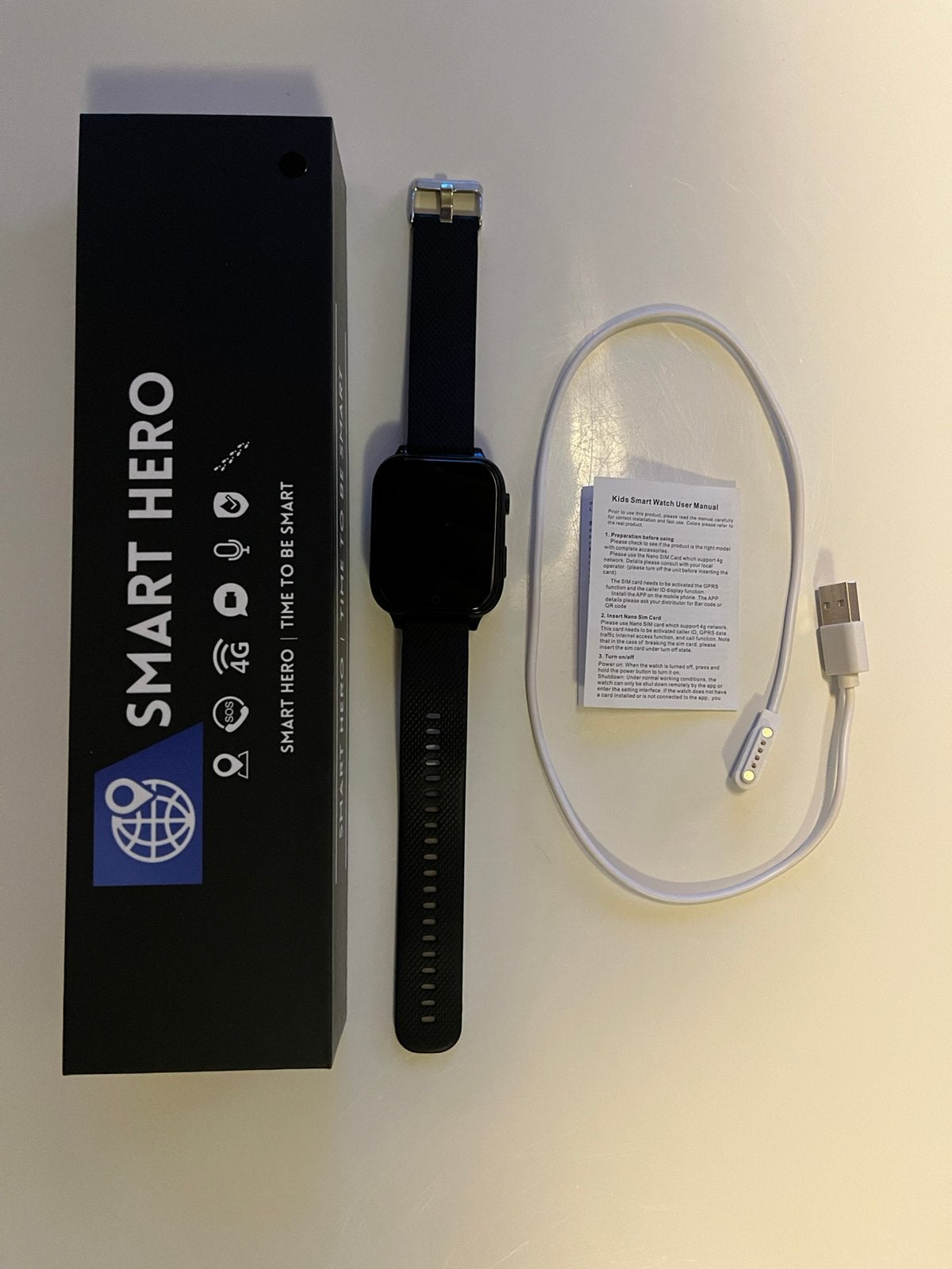 Smart hero smartwatch kids, Sieraden, Tassen en Uiterlijk, Smartwatches, Smarthero, ., Zwart, Ophalen of Verzenden